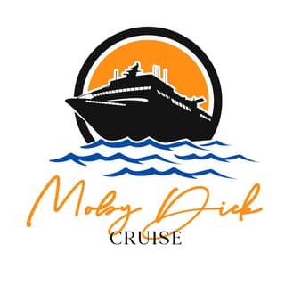 moby dick cruise logo design