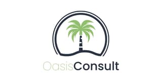 consulting logo with palm tree
