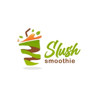 slush smoothie wave logo 