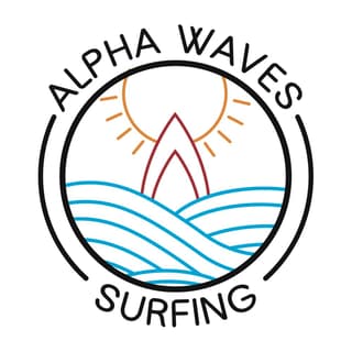 alphawave logo for surf company