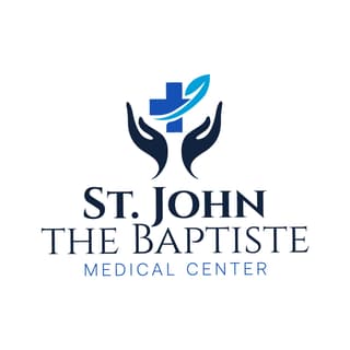 Hospital logo example with hands