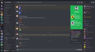 Screenshot of a Discord server chat
