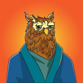 owl man illustration by penji designer