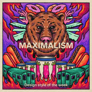 maximalism, maximalist graphic design
