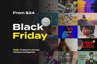 Pixelbuddha Black Friday bundle graphic on Creative Market