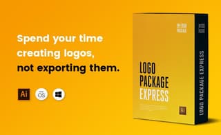 Logo Package Express graphic