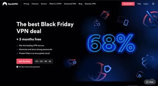NordVPN Black Friday deal site screenshot