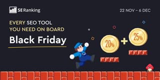 SE Ranking Black Friday deals graphic