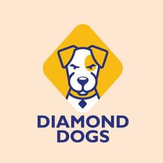 orange dog logo design