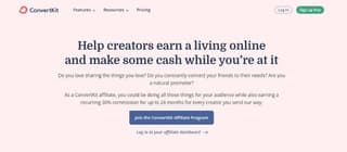 convertkit affiliate marketing program