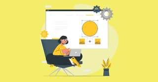 logo designer working
