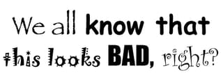 spot a fake designer with bad fonts