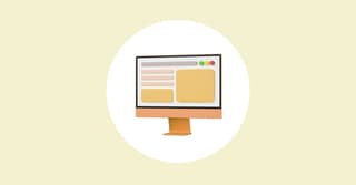 illustration of computer screen
