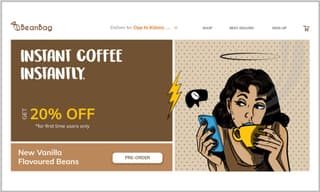 pop art advertising design example