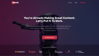 Munch short form video creator screenshot