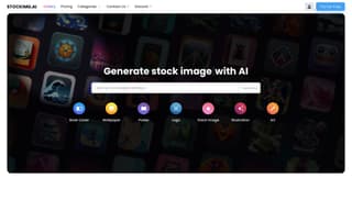 StockImg AI content creation screenshot