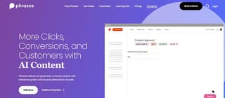 phrasee landing page