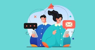 illustration of email marketers