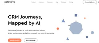 optimove landing page