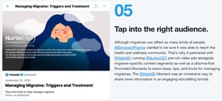 Twitter marketing example