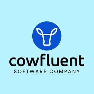 cow logo design example by Penji
