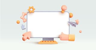 illustration of a computer screen