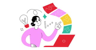 illustration of graphic designer
