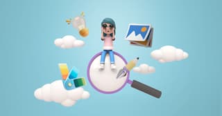 illustration of magnifying glass