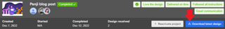 design download button