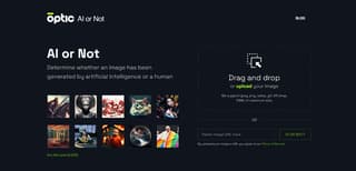 optic home page screenshot