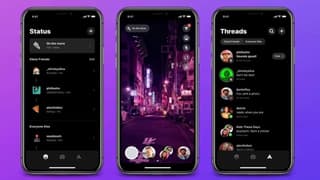 Screenshots of the old discontinued Instagram Threads app