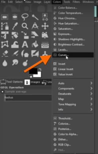 Gimp interface