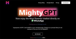 AI website example