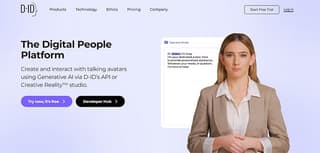 AI website example