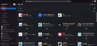Slack interface