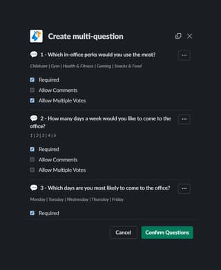 Slack interface