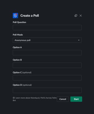 Slack interface