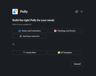 Slack interface