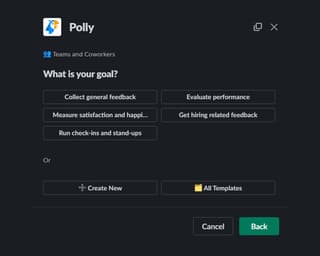 Slack interface