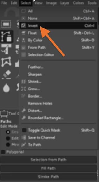 Gimp interface