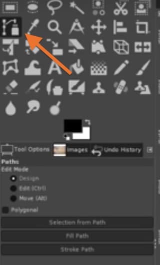 Gimp interface
