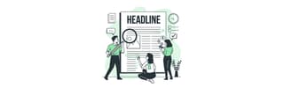 illustration of newspaper