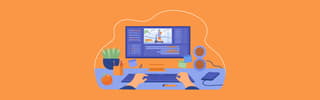 illustration of computer