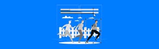illustration of people running