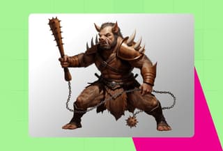 giant warrior character design