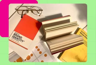a book about brand identity with digital design service