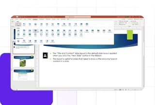 PowerPoint slides overwhelming transitions
