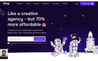 Penji vs. Superside Penji website