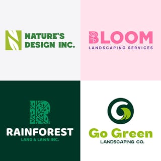 Landscaping Logo Design Inspirations