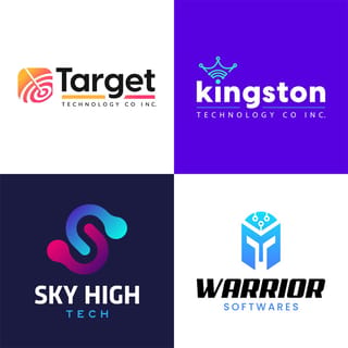 Tech Company Logo Design Inspirations